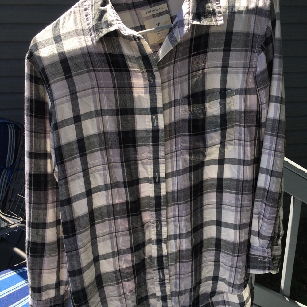 American Eagle oversized flannel!